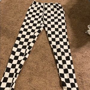 Checkered leggings